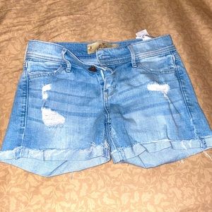 Denim jean shorts